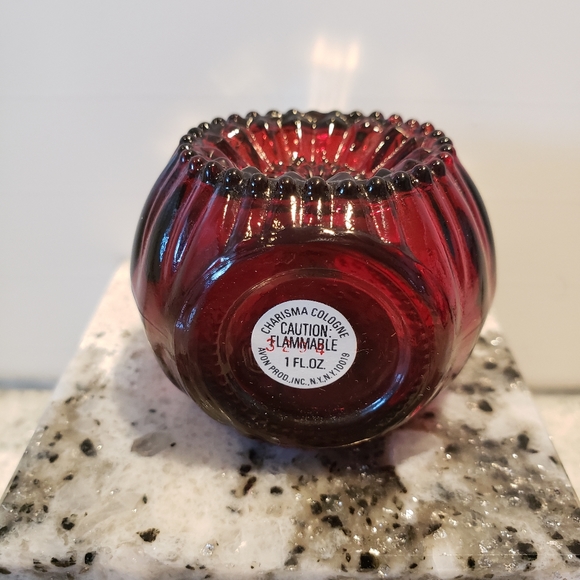 !Avon vintage glass Christmas ornament cologne decanter. - Picture 2 of 4